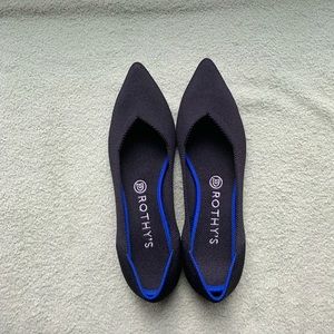 Rothy’s point black size 10